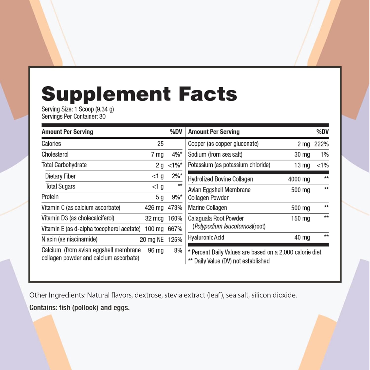 Collagen Powder for Women - Hydrolyzed Collagen Peptides Powder - Collagen Protein - Collagen Supplements for Hair, Skin, Nails, Joints - 9.88 oz - Fruit Smoothie Flavor - Image 2