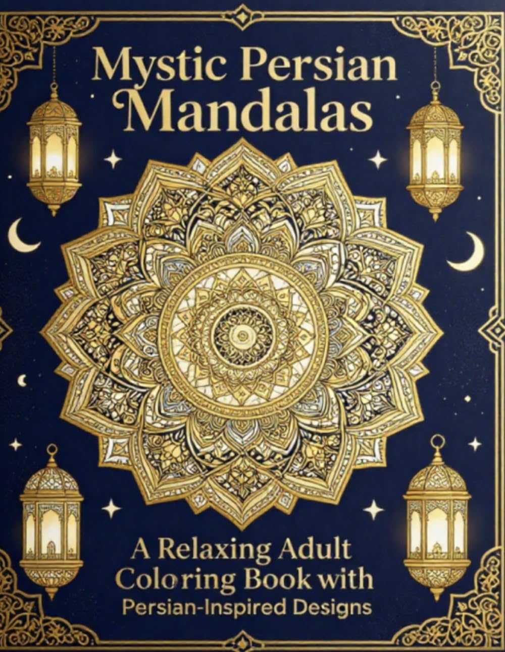 Mystic Persian Mandalas: A Relaxing Adult Coloring Book with Persian-Inspired Designs