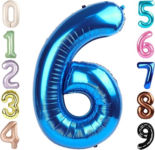 Vista 118 de Globos del números 0 de 40 pulgadas para formar los números 10, 20, 30, 40, 50, 60, 70, 80, 90, 100, para decoración de cumpleaños, bodas, eventos