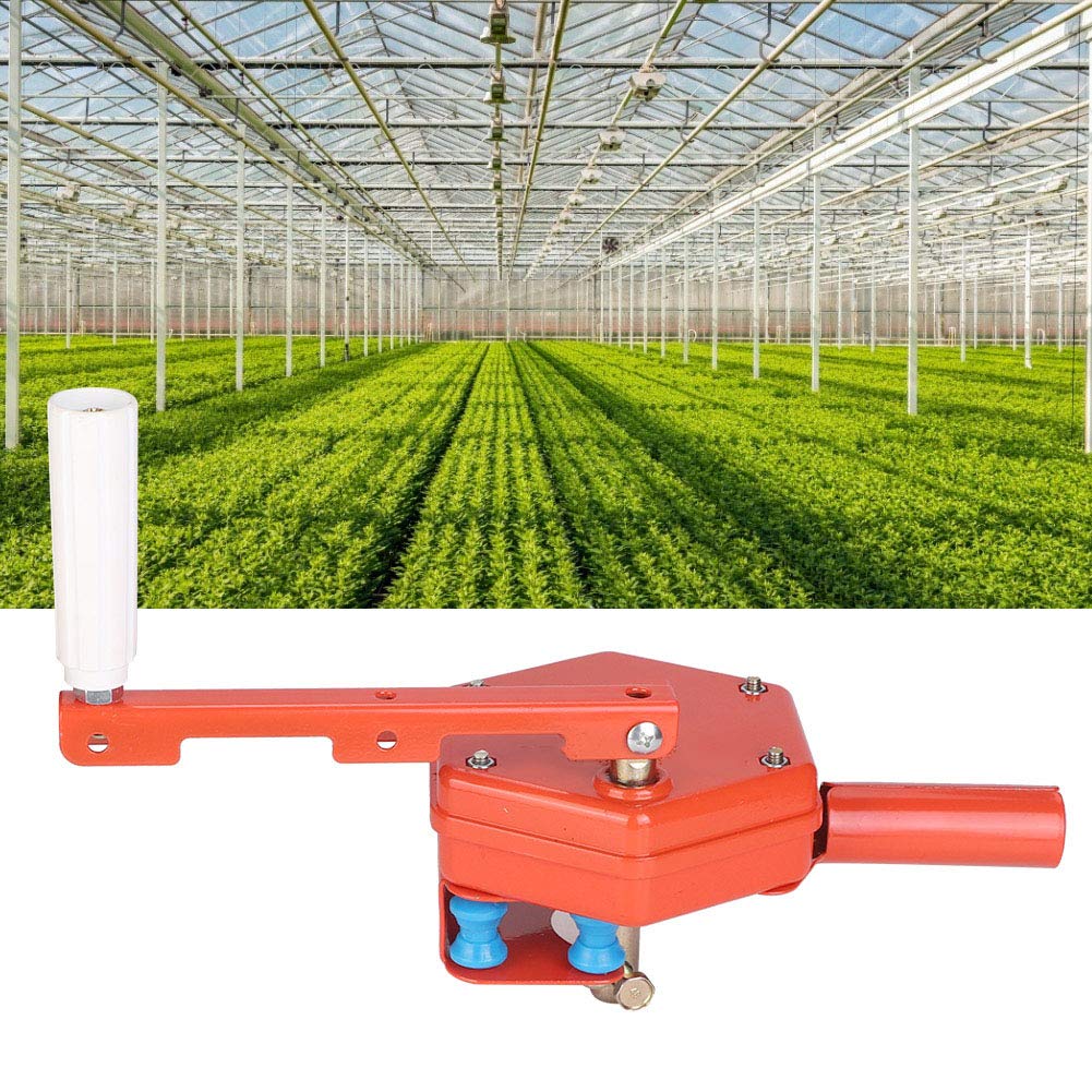 HEEPDD Manuelle Folienwickelmaschine für Gewächshäuser, Aluminium-Wickelmaschine mit Bequemer Walze für Einfache Gartenlagerung und Folienverwaltung