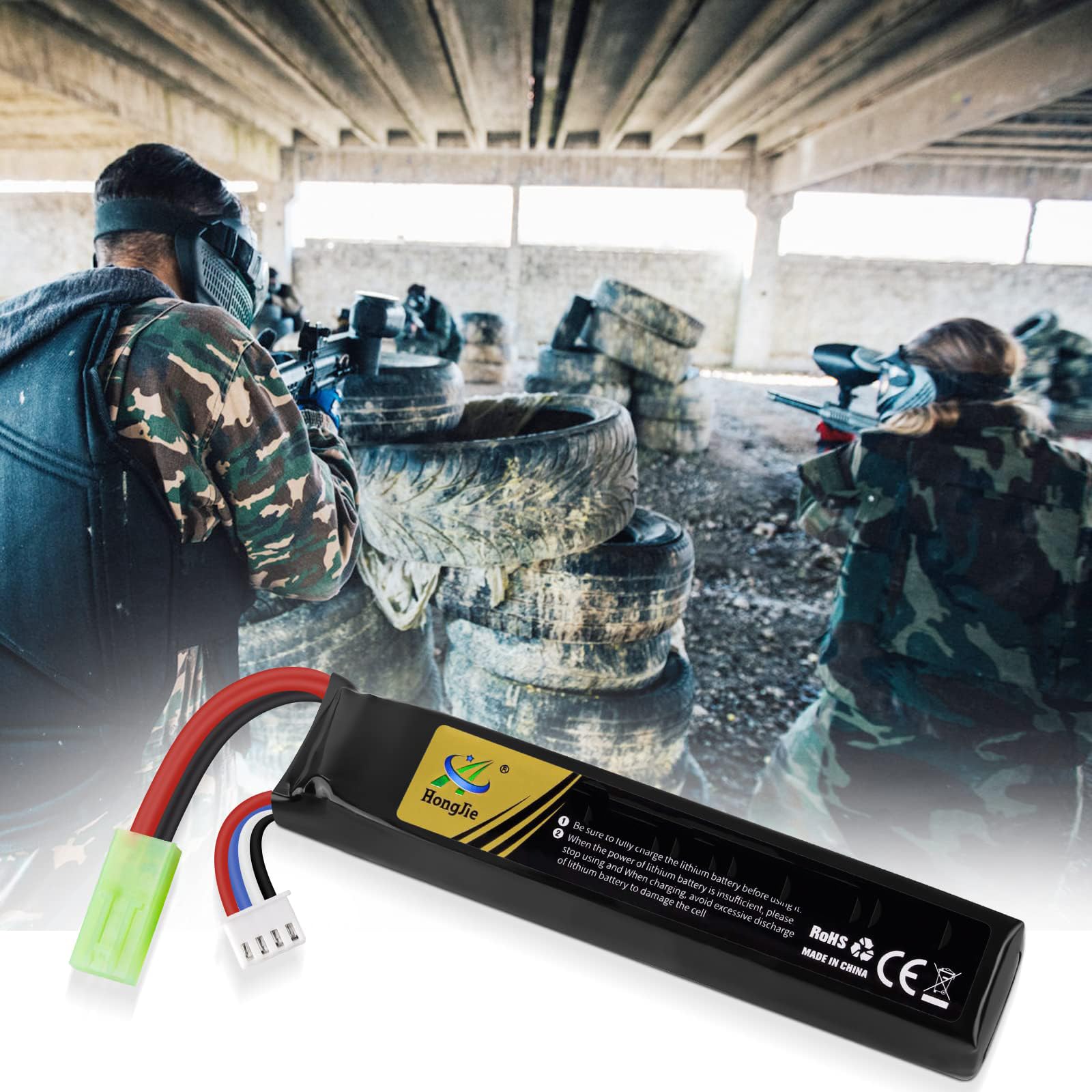 11.1v batteria lipo Airsoft 1400mAh Lipo batteria con Tamiya Plug 30C Alto tasso di scarica Batteria ricaricabile 3S Lipo per Airsoft Guns Model