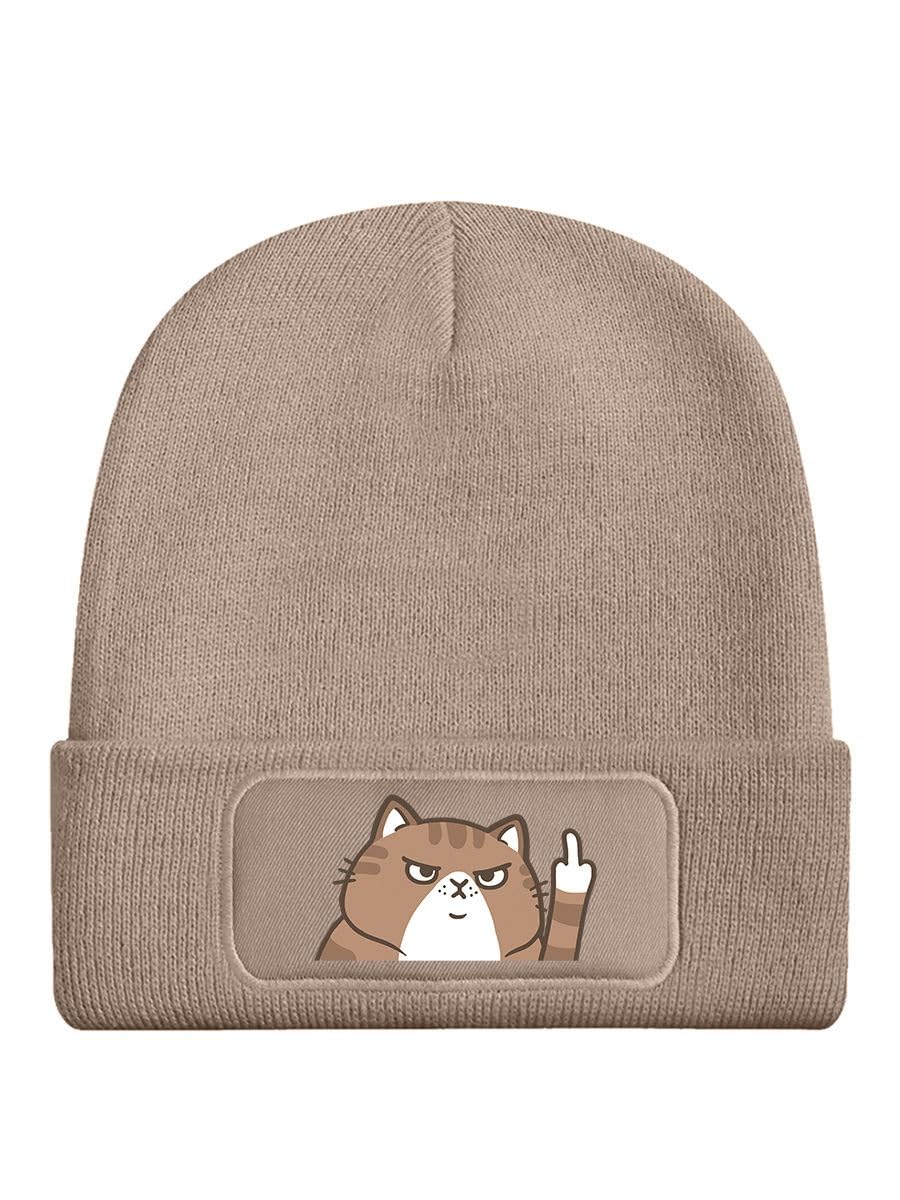 Grindstore What The Fluff Cream Beanie Hat