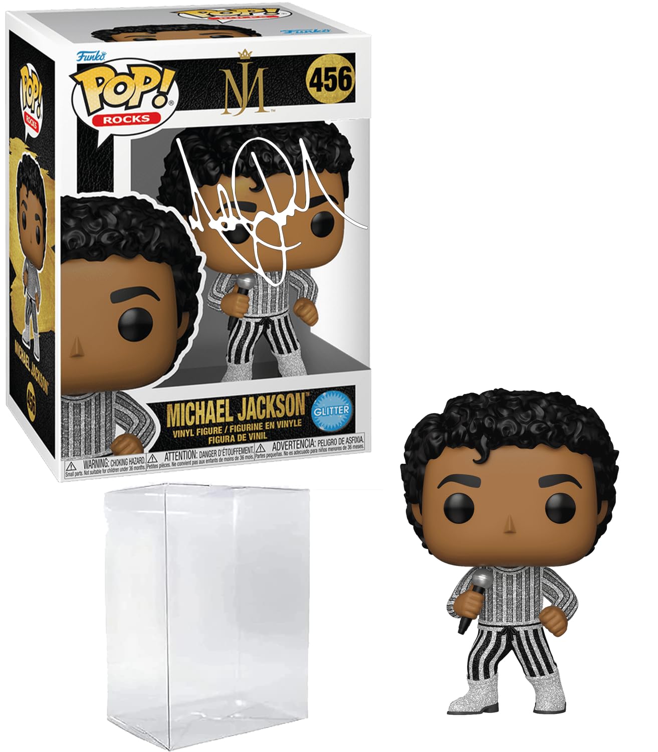 Amazon.com: Michael Jackson #456 Rock With You Glitter Facsimile