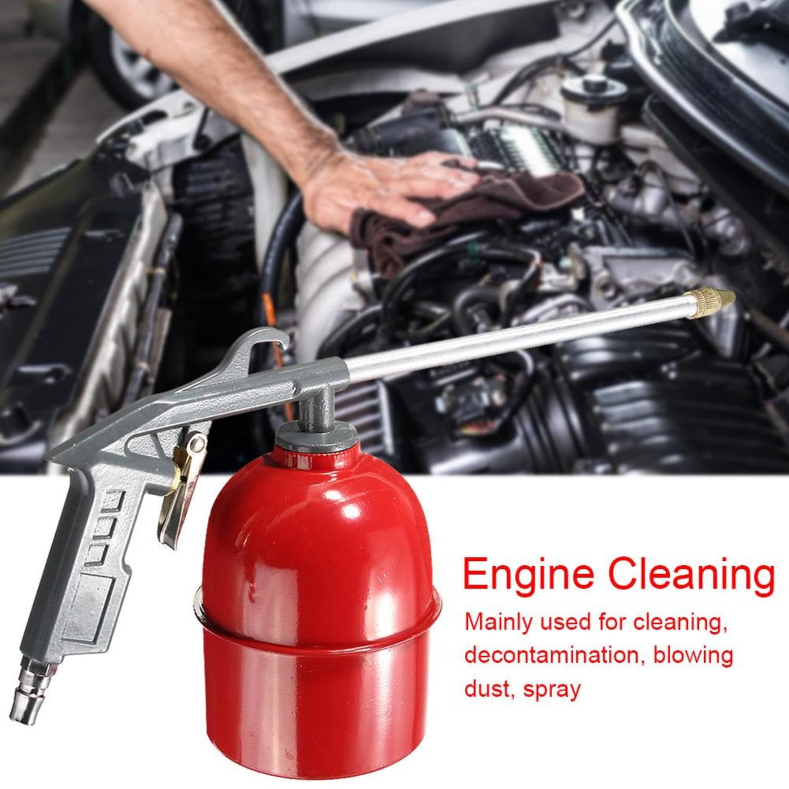 Aerosol de limpieza del motor Herramientas de limpieza de motor de coche | El sifón del desengrasante del rociador de aire equipa la de la limpieza del motor para el espray de polvo que