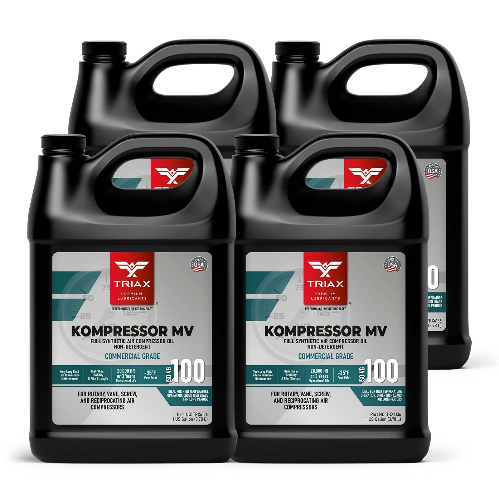 Buy TRIAX Kompressor MV 100 Full Synthetic ISO 100 (SAE 30) Air