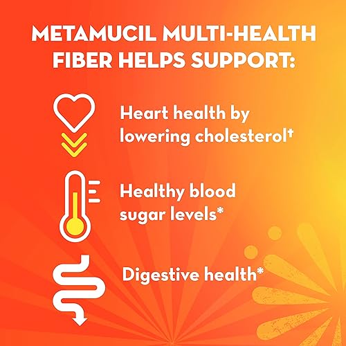 Miniatura 5 de Metamucil Daily Fiber + Collagen, polvo de cáscara de psyllium, suplemento de fibra a base de plantas, sin azúcar con stevia, suplemento de fibra 3