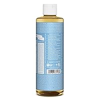 Vista 2 de Dr. Bronner Jabón líquido puro de Castilla (16 oz, para bebé, sin perfume)