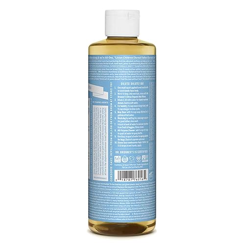 Miniatura 2 de Dr. Bronner Jabón líquido puro de Castilla (16 oz, para bebé, sin perfume)