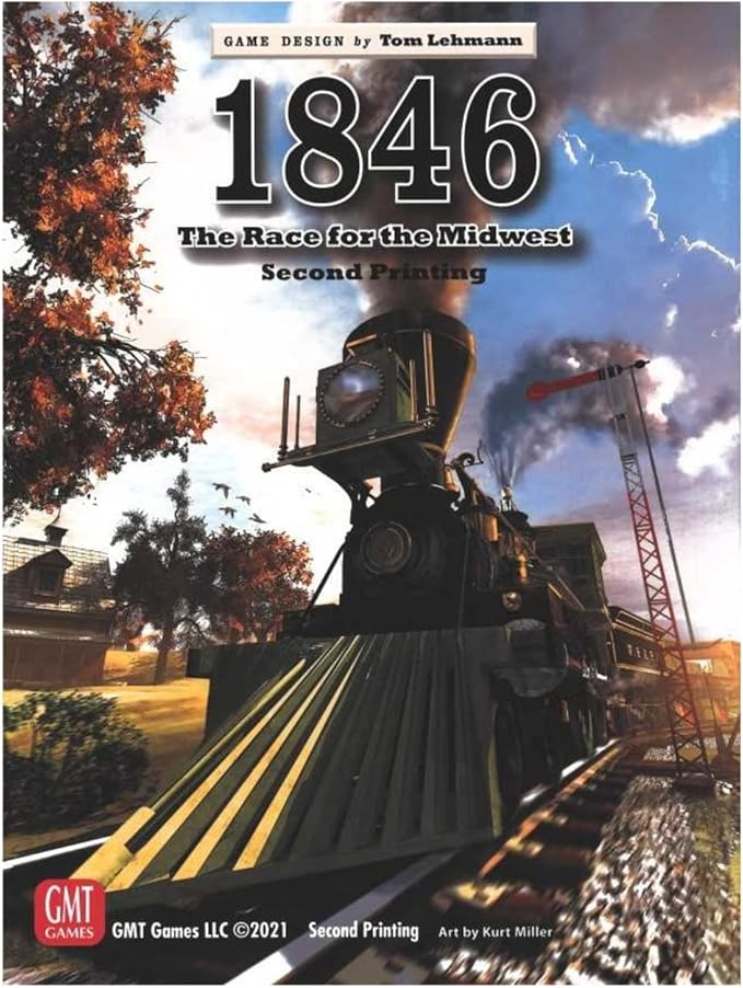 Amazon.com: GMT Games 1846 The Race For The Midwest : Toys & Games