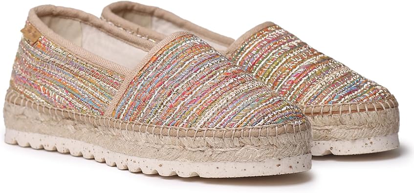 TONI PONS Alma-CL - Women's Flat Espadrille in Glitter Fabric
