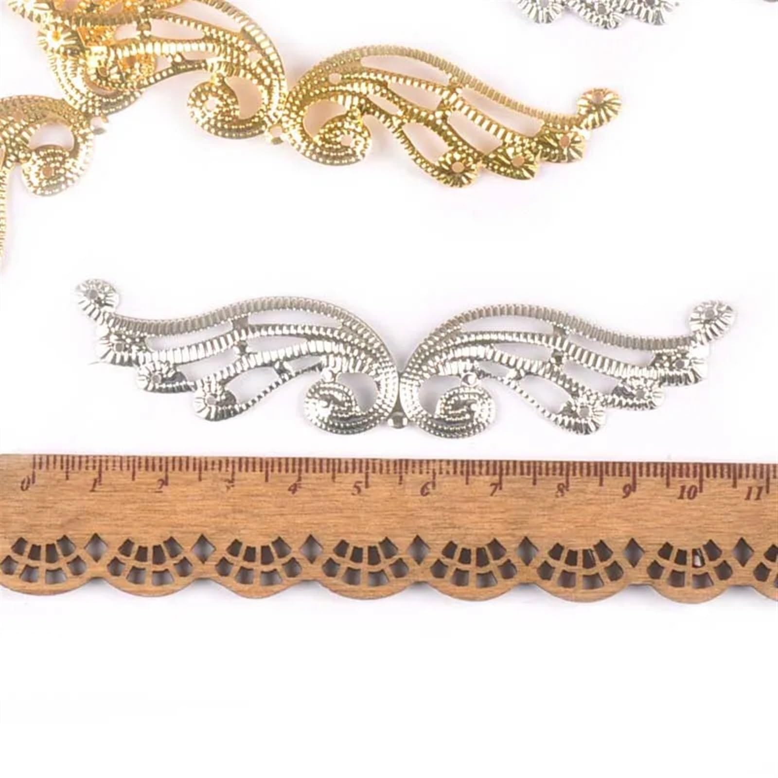 Ochraniacz narożników, Ochraniacz narożników książ 10 szt. 3 kolory metalowych łączników do rękodzieła DIY Scrapbooking Dekoracje domu Akcesoria(Gold)