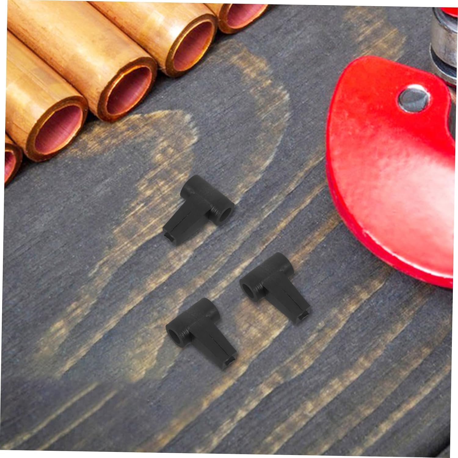 KOMBIUDA 6pcs Plastic Kite Frame Connectors Easy Assembly and Repair for Kites with Versatile Support Rods and Tee Connectors for Enhanced Outdoor Flying Experience