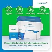 Vista 6 de Fundas desechables para asiento de inodoro, extragruesas y grandes (18 x 22 pulgadas), funda de asiento de inodoro envuelta individualmente