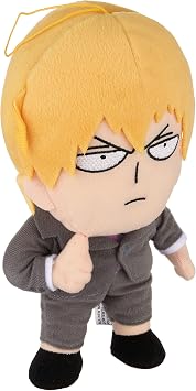 Great Eastern Entertainment Mob Psycho 100 - Arataka Plush 8'',Multi-colored