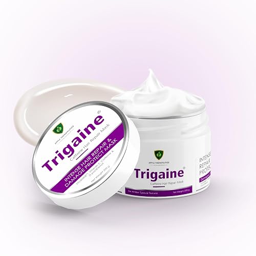 Trigaine Caffeine Hair Repair Mask 200g | Wash-Day Rescue for Damaged, Dull & Dry Hair | With Caffeine, Vitamin E & D-Panthenol | Dermatologist-Recommended | Men & Women