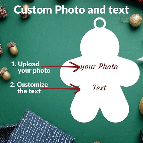 Miniatura 9 de Adornos de Navidad personalizados, Adorno de foto personalizada, Adorno personalizado, Decoración personalizada del árbol de Navidad, Adorno para