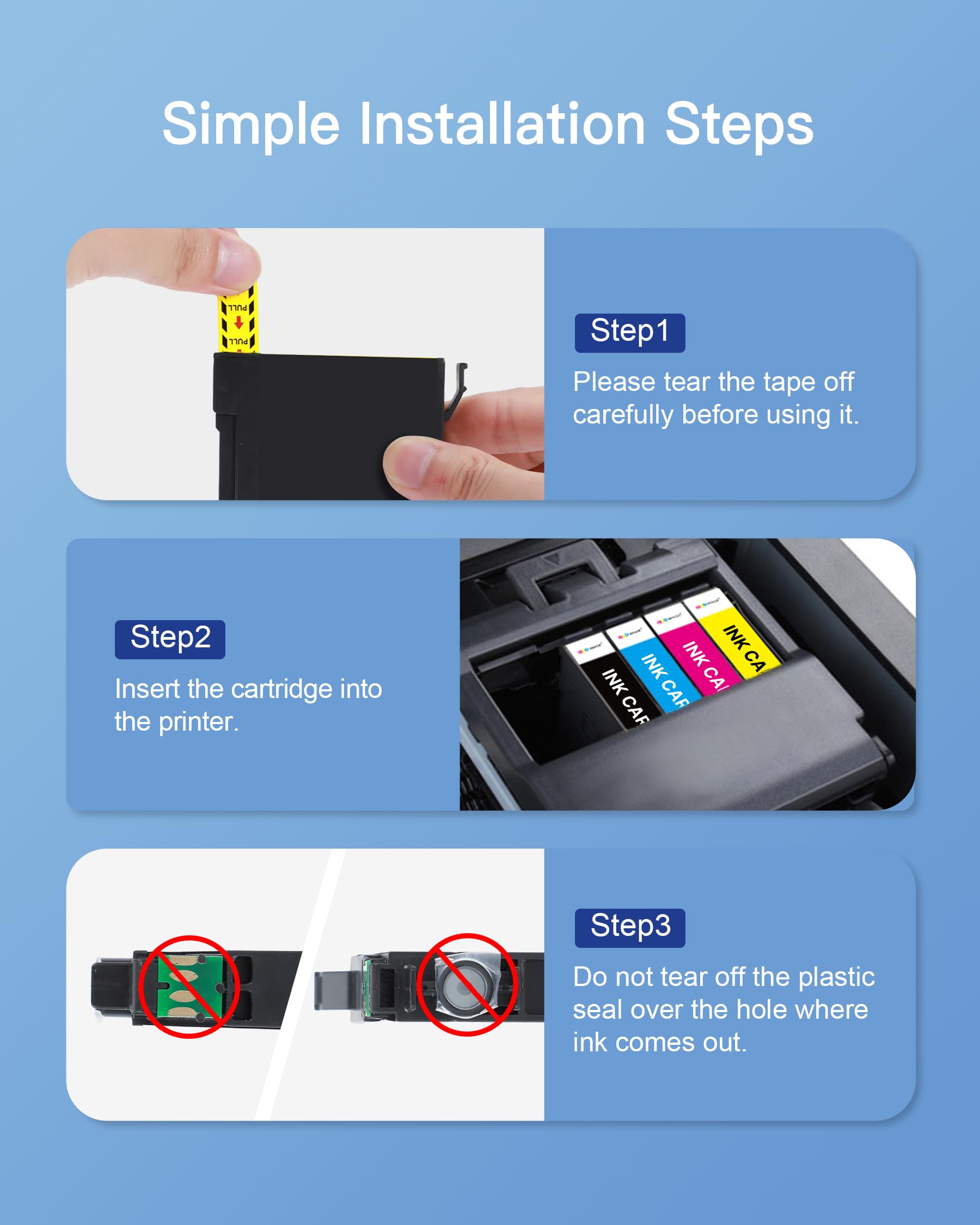GPC Image 604XL Cartouches compatibles pour Epson 604 XL Multipack pour Expression Home XP-2200 XP-2205 XP-3200 XP-3205 XP-4200 XP-4205 Workforce WF-2910 WF-2930 WF-2935 WF-2950 (10-Pack)