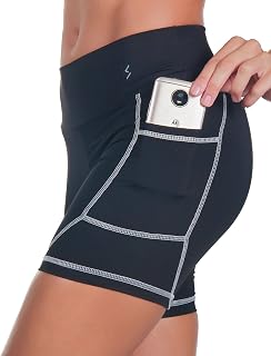 Short Corrida Feminino com Bolso Treino Academia Cós Alto Compressão Surty Running Type