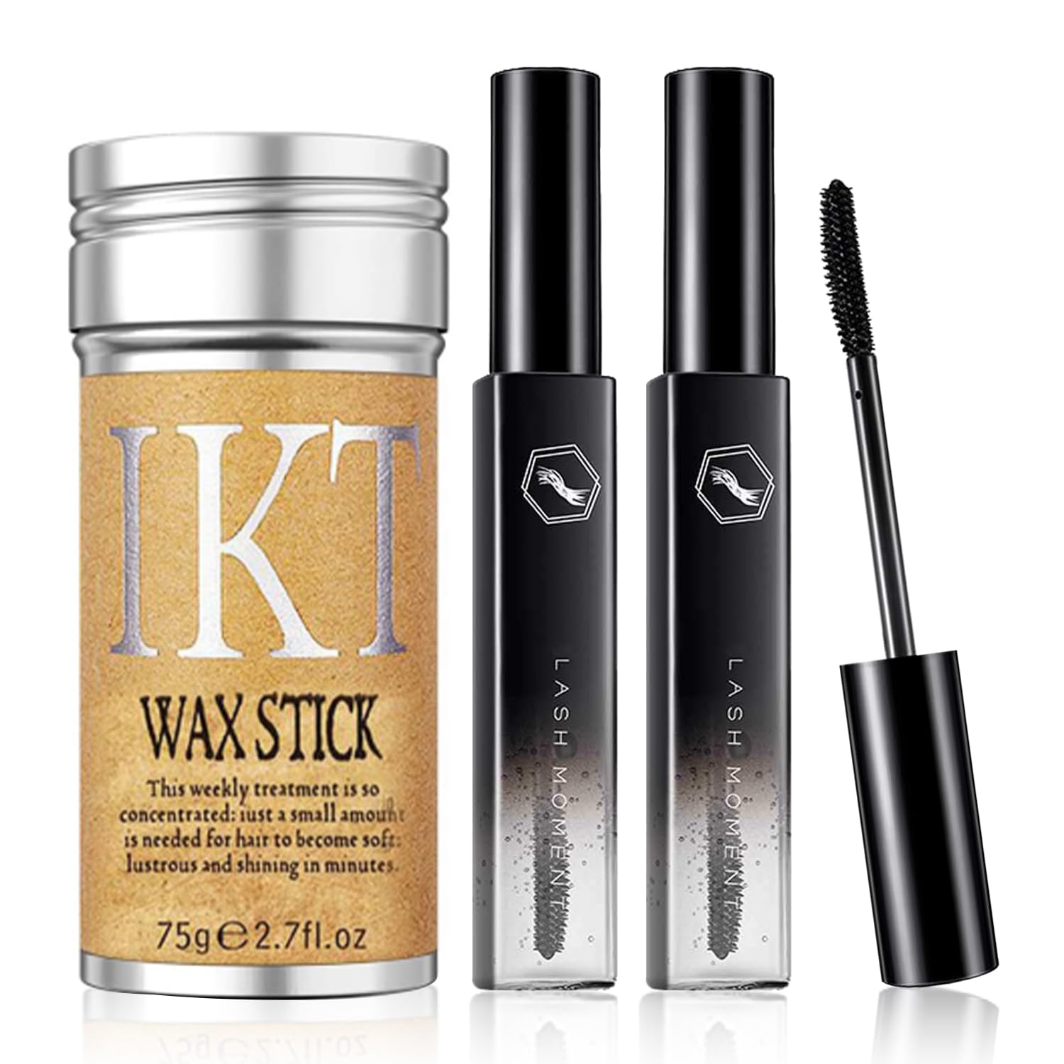 AnWoor Fly Away Hair Tamer, Non-greasy Hair Wax/Gel Stick for Women for Broken Hair, Edge Control, Flyaways Long-Lasting Fixed Hair Styling, Works in 3 Seconds