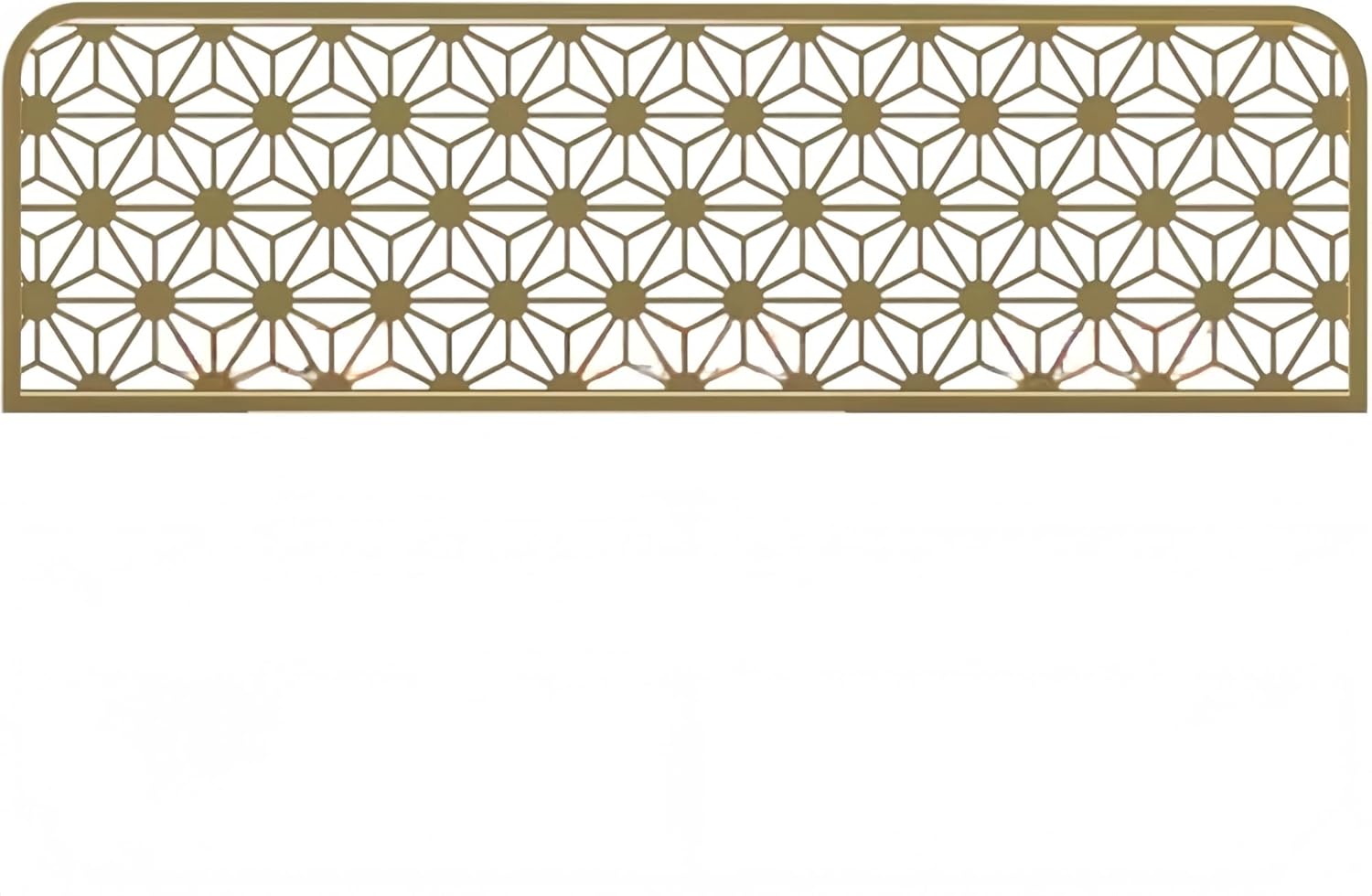 Semi-Privacy Glass Screen Panel for Restaurants & Offices - Translucent Table Separator & Divider, Low Partition Fence for Dining Areas & Bars (B1)