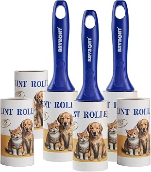 Lint Rollers, Extra Sticky Pet Hair Roller, Lint Roller for Clothes, Furniture, Carpet 630 sheets