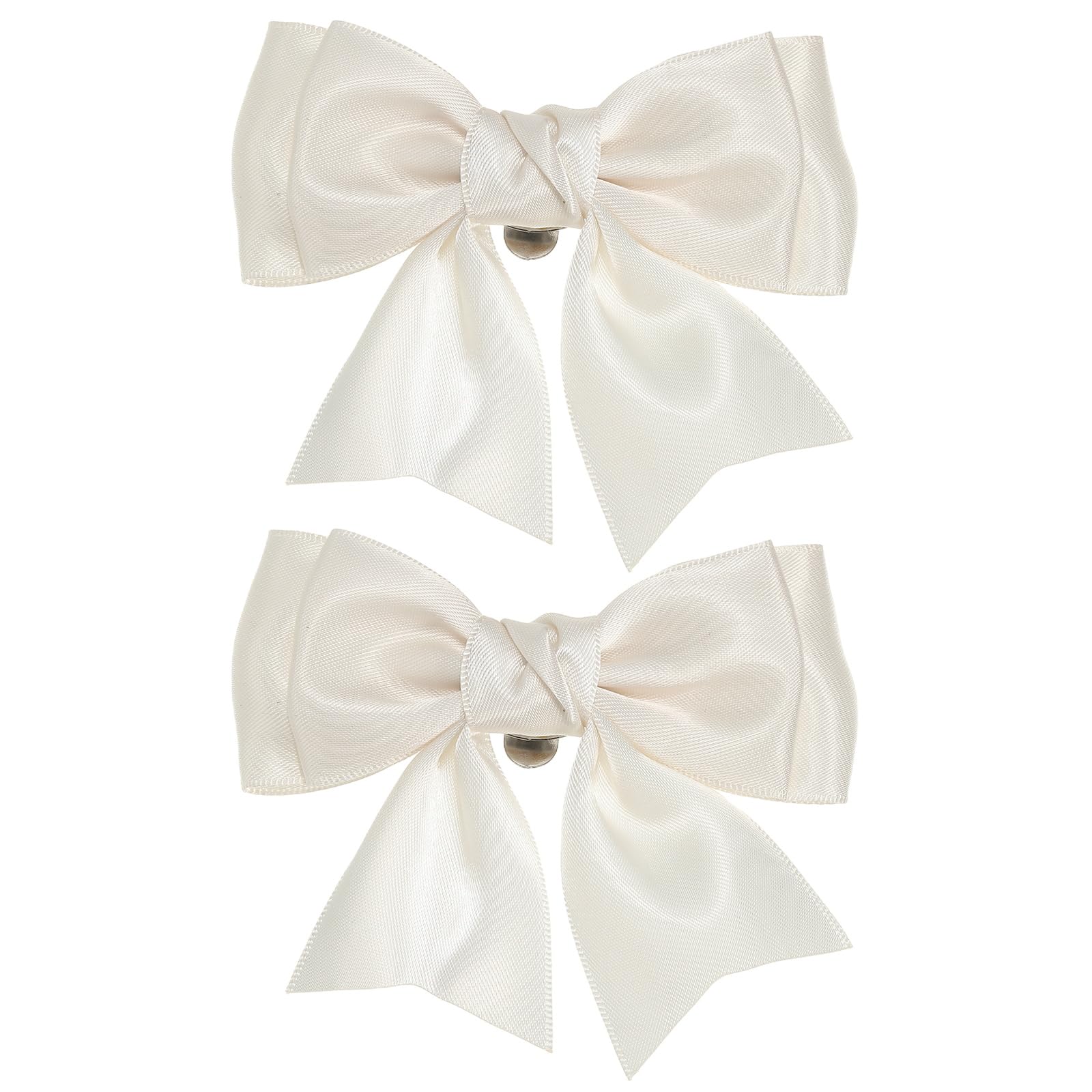 PATIKIL Shoe Clips with Bow for Women, 2 Pieces Detachable Satin Elegant Shoe Clips with Bow, Cute Shoe Buckle Ornament for Wedding, Party, Decoration, Black — view 8
