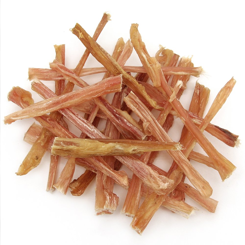 GigaBite 6 Inch All Natural Beef Tendon Sticks by Best Pet Supplies - Pack of 25