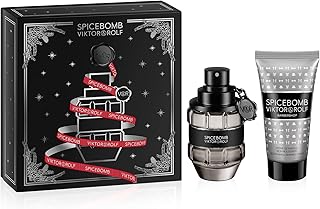 Viktor & Rolf Spicebomb Eau de Toilette 50ml Gift Set 2022 (Contains 50ml EDT & 50ml Shaving Cream)