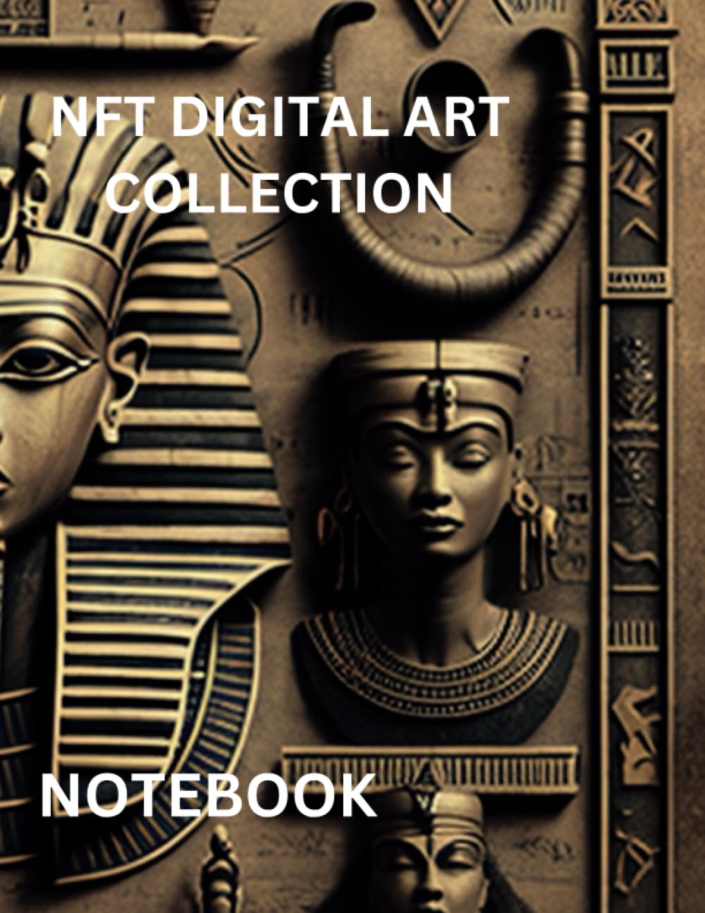 Collection art numérique NFT Notebook cahier de notes pour collectionneur de tokens