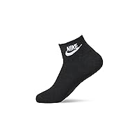 Nike Unisex Calzini U Nk Nsw Everyday Essential An, Black/White