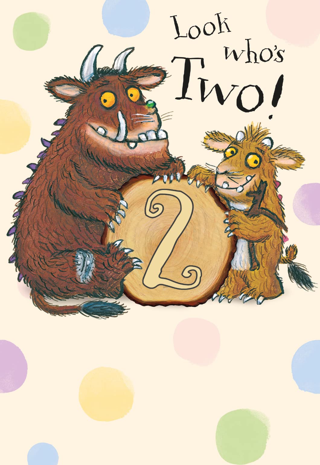Age 2 Birthday Card The Gruffalo 2nd Birthday Official Product Kid's Birthday