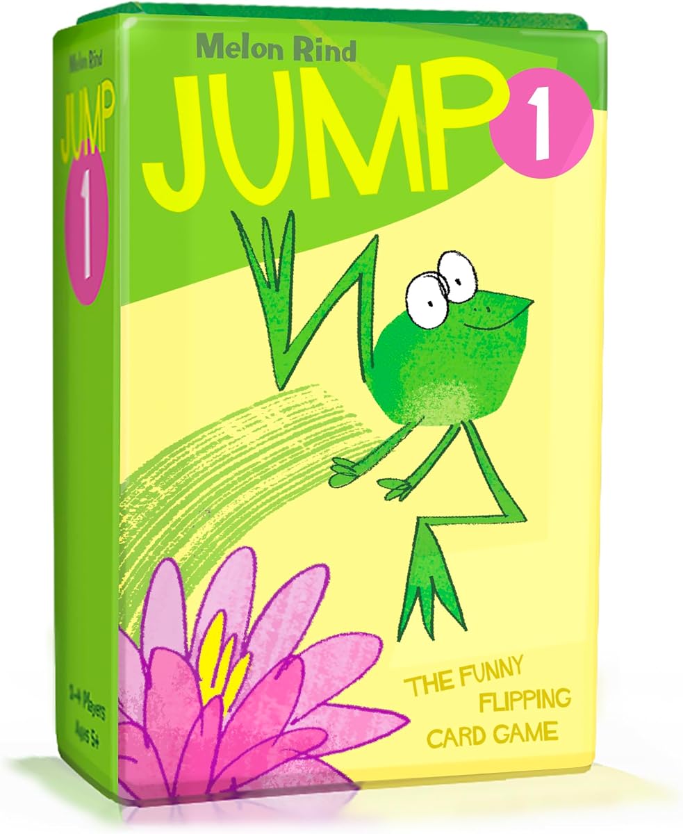 Melon Rind Jump 1, juego de matemáticas para niños que aprenden a sumar y restar por 1, animado, juego de cartas, actividad rápida para aumentar la confianza en las matemáticas, diversión fácil sin pantalla, perfecto para niños de jardín de infantes, a partir de 5 años