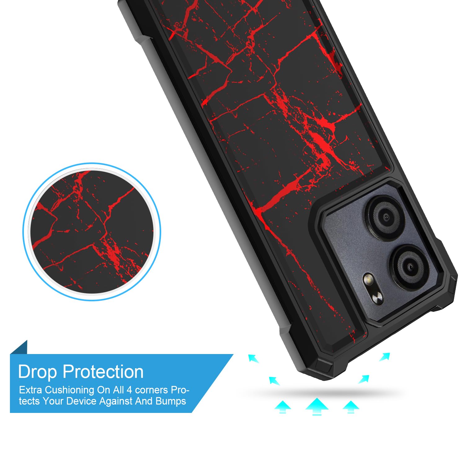 z flip phone case Suitable for Samsung ZFlip 5/6 foldable screen phone case with cross pattern Deep sky blue / Z flip5