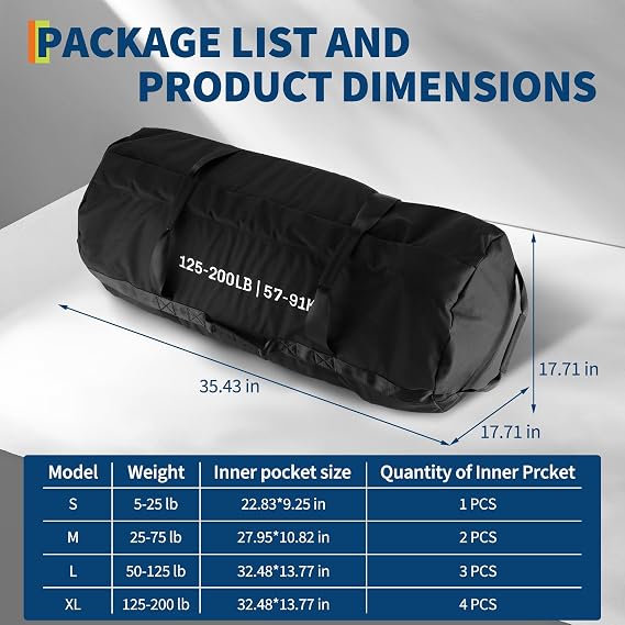 Adjustable Sand Bags for Working Out,Sandbags for Workout for Yoga, Strength Training -Body Workouts