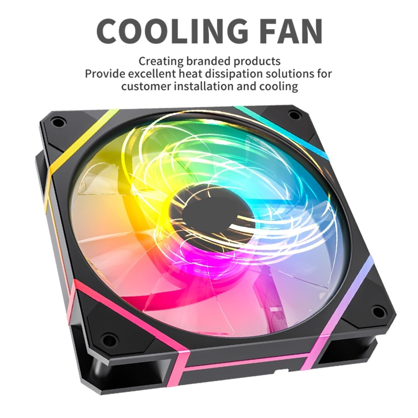 AM12 RGB Ventoinha PC Controladora 120mm Computer Case Fan Kit 6pin raffreddamento ad acqua CPU Ventole di Raffreddamento Argb 12cm Ventilador