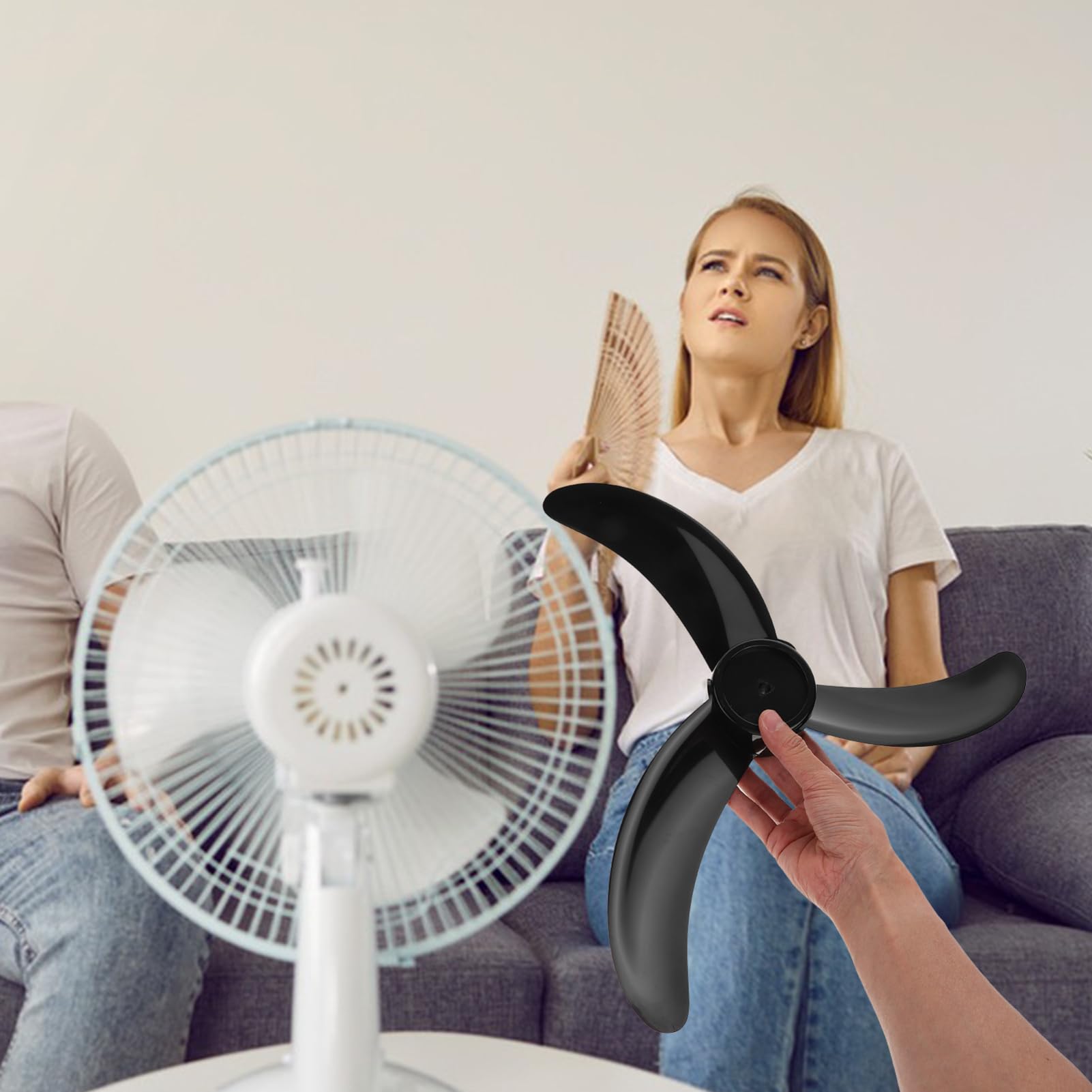 Alipis Ventilateur Électrique de Rechange pour Ventilateur sur Pied Table Accessoire pour Plastique