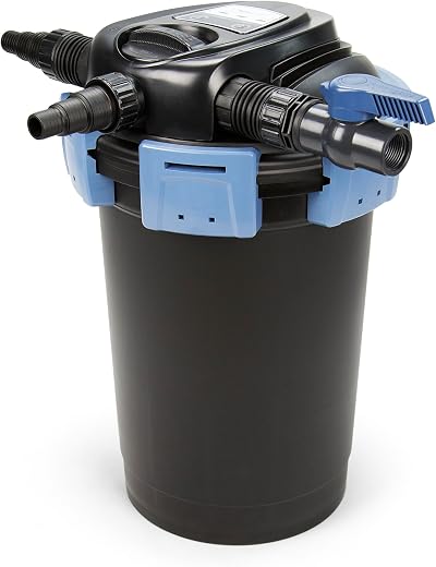 Aquascape 95054 UltraKlean 3500 Biological Pressure Filter with 28 Watt UV Clarifier Sterilizer, 5,200 GPH