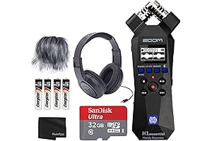 H1 Essential Handy Recorder Bundle - Professional Audio Recording for Musicians, Filmmakers, Podcasters, and more