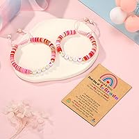 Vista 5 de UNGENT THEM Regalos para el primer día de clases para mamá y yo pulseras de regreso a clases