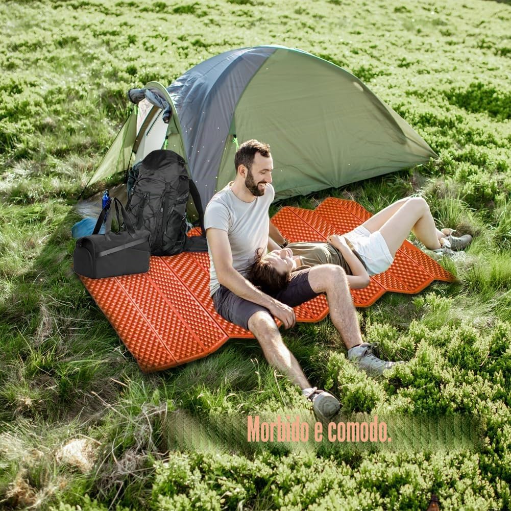 Tappetino da Campeggio Pieghevole in Schiuma, 2cm Materassino Schiuma Materasso Moistureproof Ultraleggero Cuscinetto Imbottito da Esterno per Escursionismo e Eventi Sportivi All'Aperto