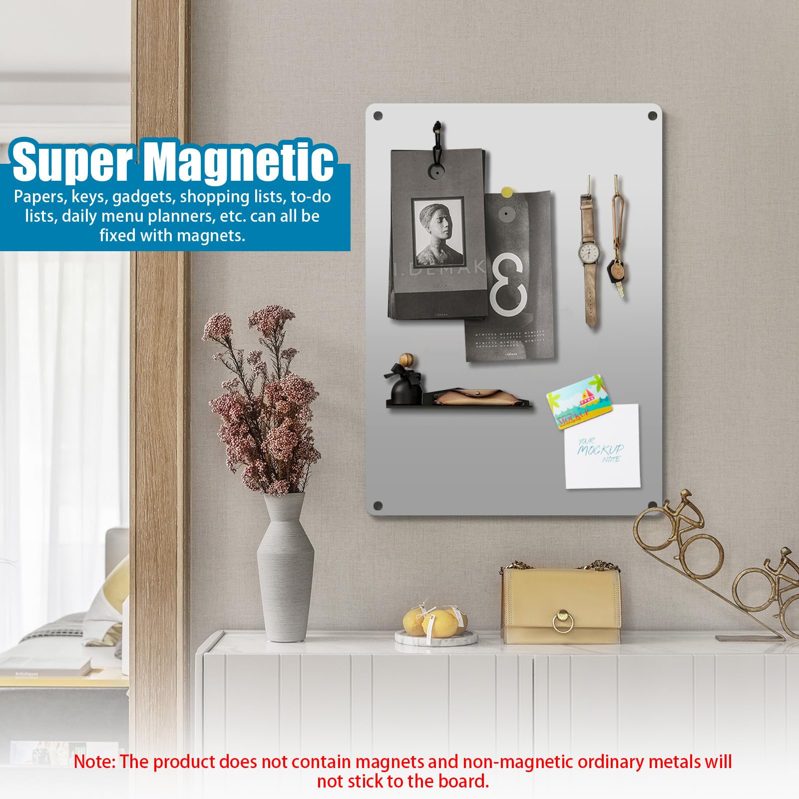 Tableau Magnétique Mural - 43 X 30 Cm - Pour Enfant - Tableau