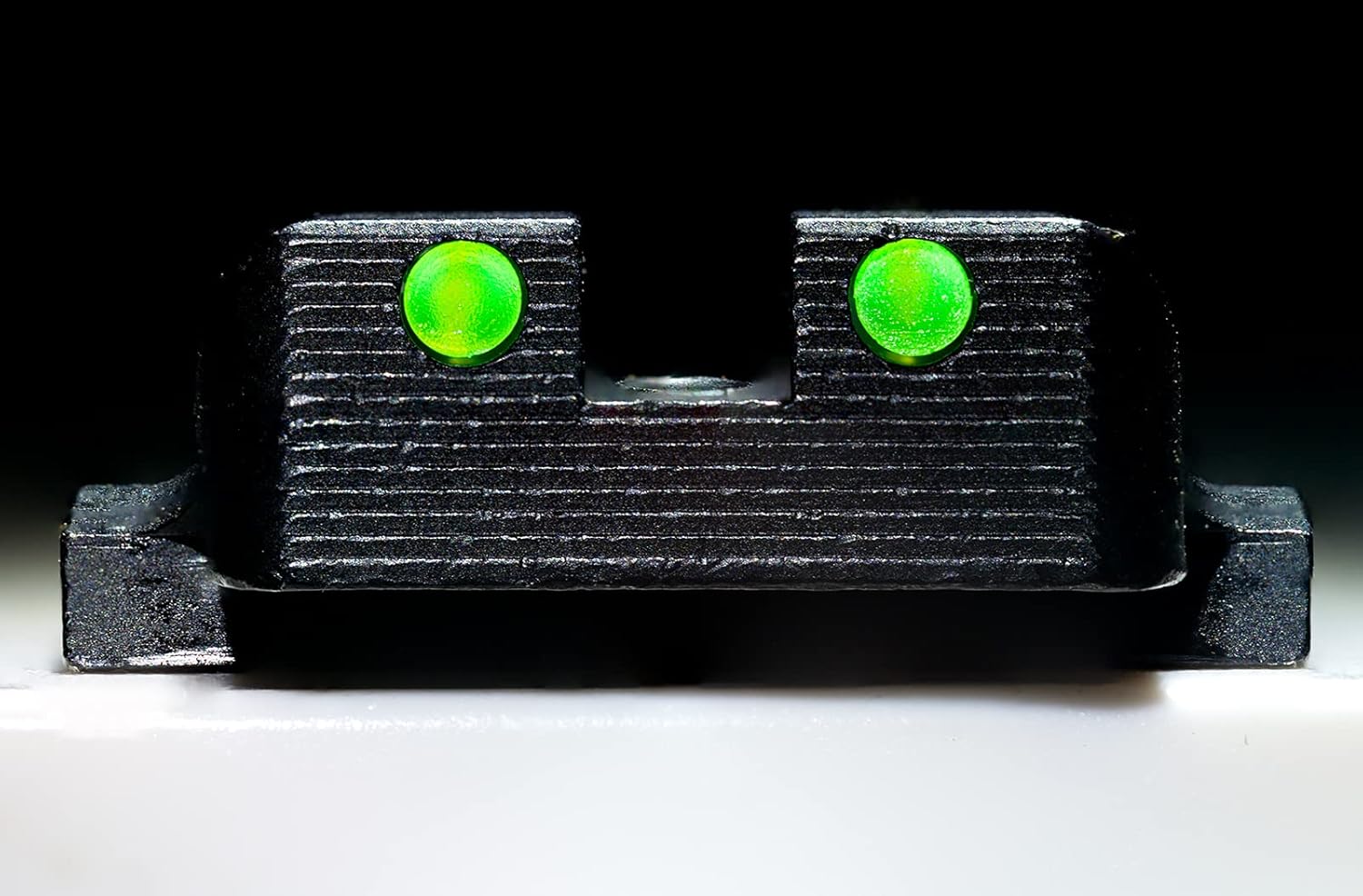 HIVIZ unisex adult HiViz MPLW11 Interchangeable LITEWAVE Rear Handgun Sight for Smith Wesson M P Full Size Compact E, Green, Red, and Black, One Size US