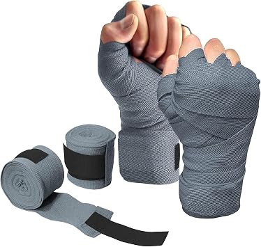 YNR MMA Boxing Hand Wraps - Inner Gloves, Short Boxing Bandages for Men, Women & Kids, Wrist Support Straps, Kickboxing Gym Wraps, Boxing & Glove Wraps