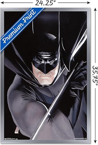Miniatura 18 de Trends International DC Comics Batman - Póster de pared de retrato, 14.725 x 22.375 pulgadas, versión enmarcada en negro Versión con marco negro