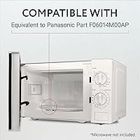Vista 3 de Impresa Placa giratoria de vidrio para microondas de repuesto, compatible con los modelos Panasonic, Kenmore y Sears, 16.5 pulgadas de diámetro