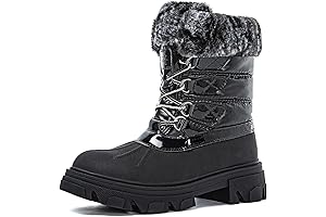 Global Win Women's Waterproof Winter Snow Boots