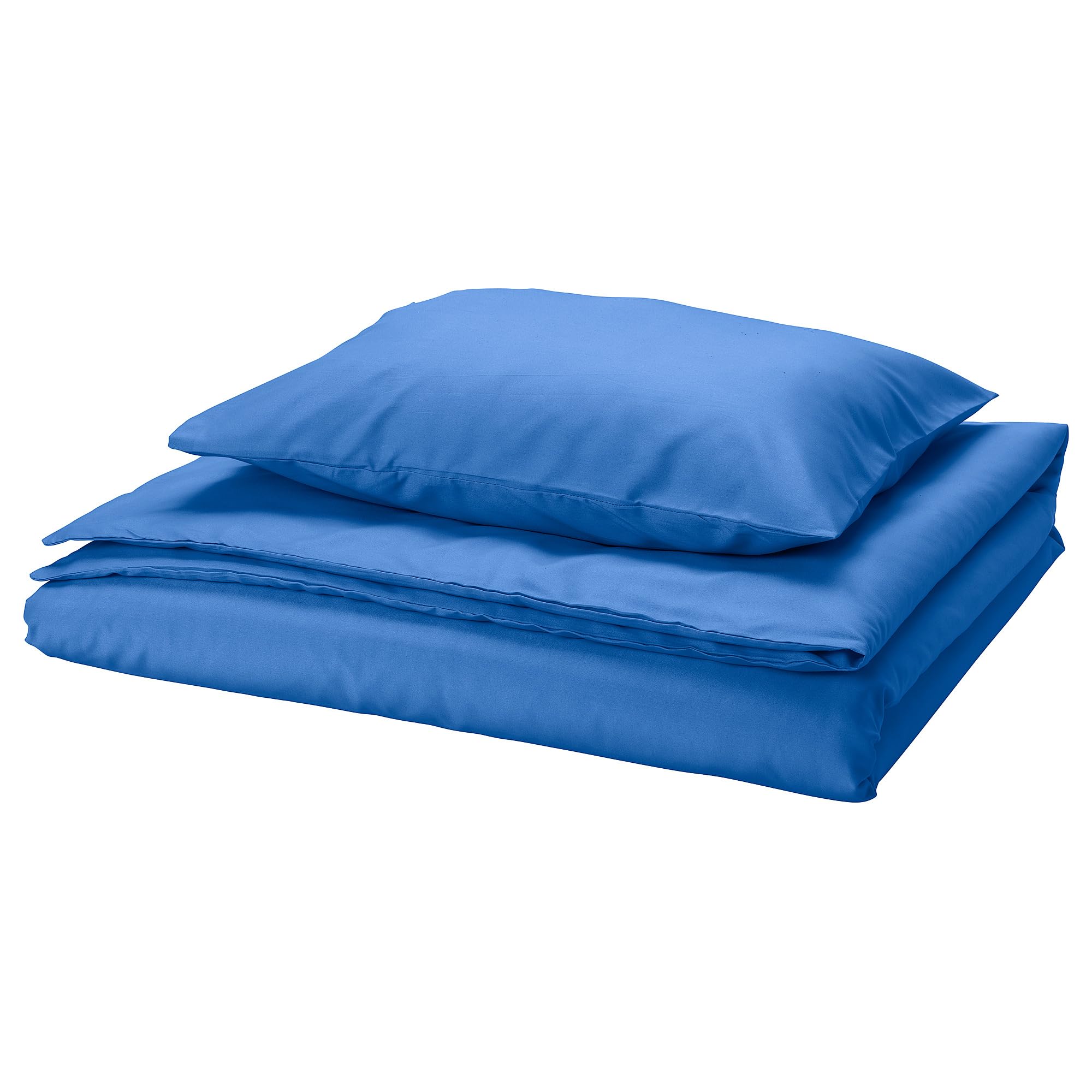 Housse de couette PILTANDVINGE bleu 150x200 pour stopper la couette qui glisse