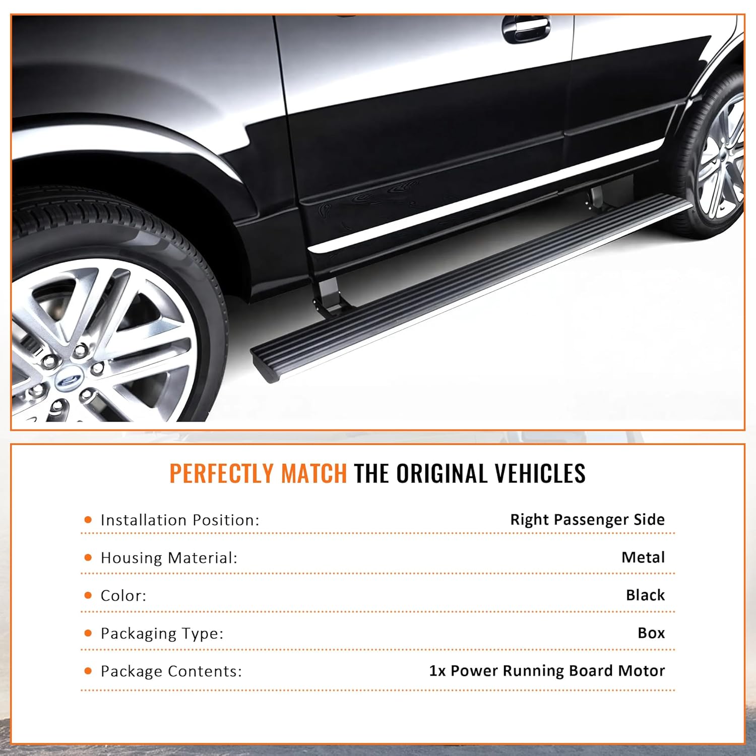 Power Running Board Motor Front Right Passenger Side For Ford F-150 2007-2014 AL3Z-16A506-A AL3Z16A506A