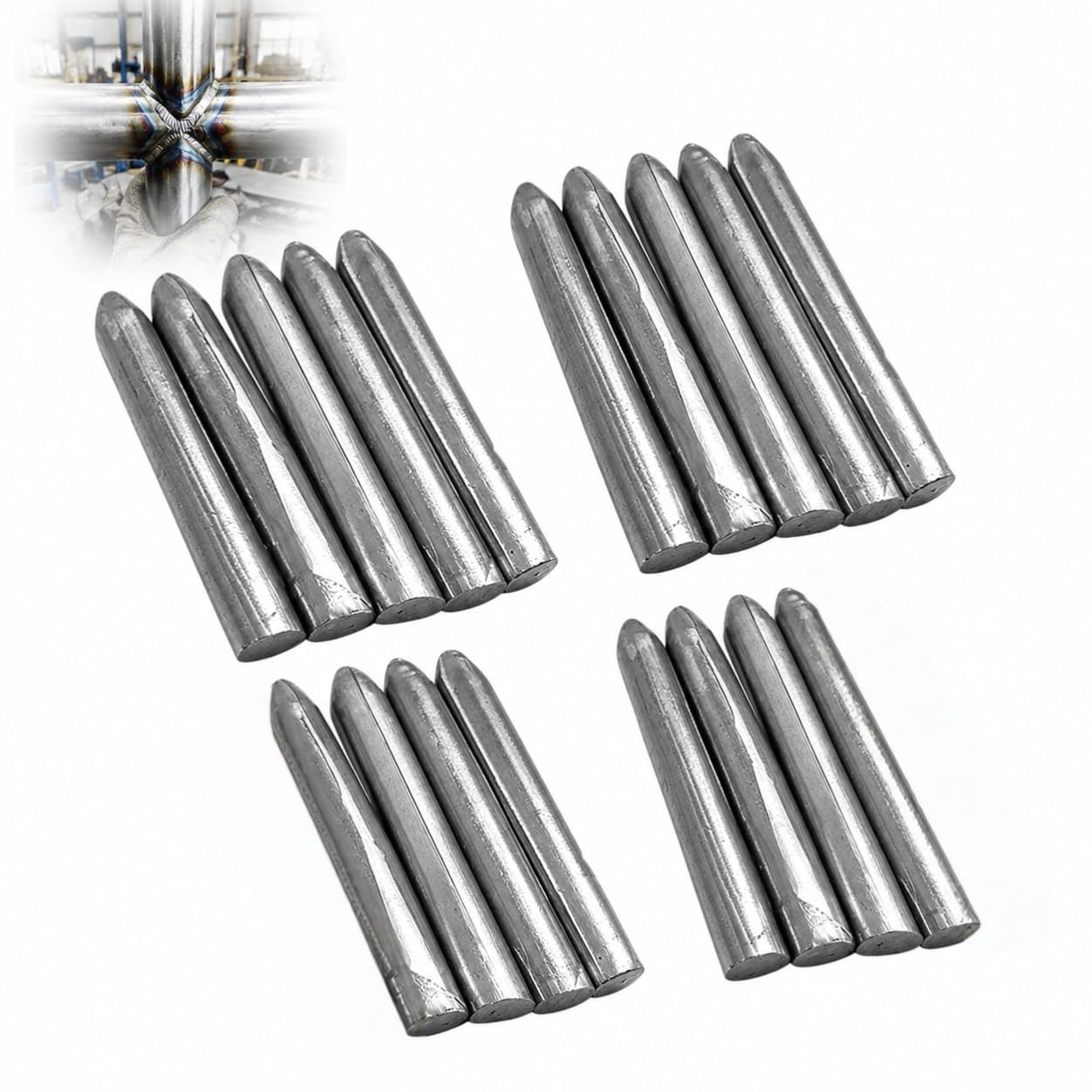 18 sztuk aluminiowych prętów spawalniczych, pręty spawalnicze o niskiej temperaturze, uniwersalny pręt spawalniczy, łatwy do stopienia za pomocą zapalniczki, cyny do lutowania żelaza, miedzi