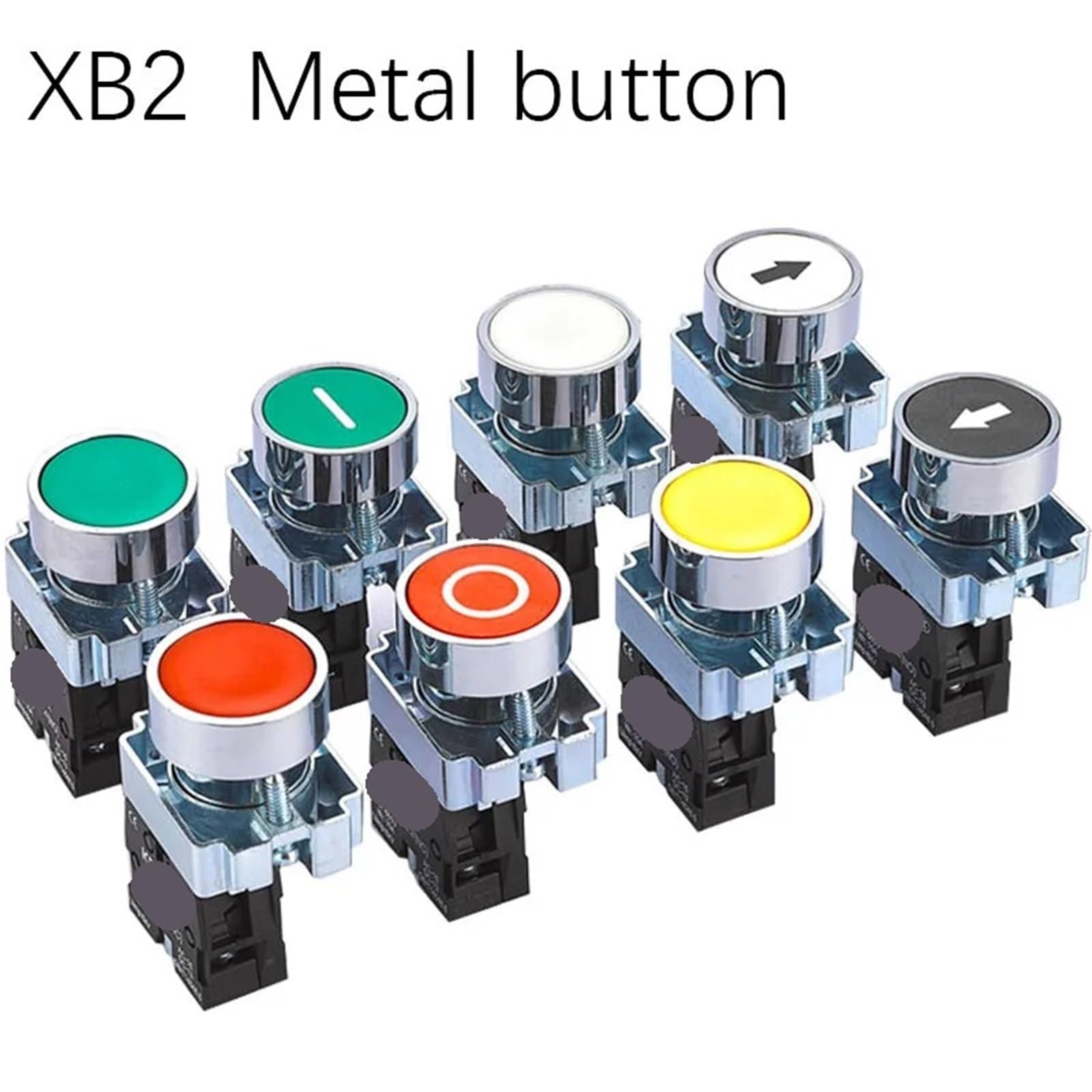 20 szt. Przełącznik przyciskowy do samodzielnego resetowania mała głowica grzyba zatrzymanie awaryjne pokrętło 22 mm klucz start inching power on XB2-BG21 XB2-BA31 XB2-BS54 (XB2-BA42)